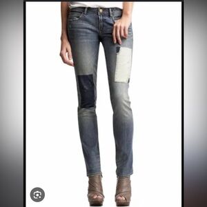 GAP Patchwork Skinny Jeans